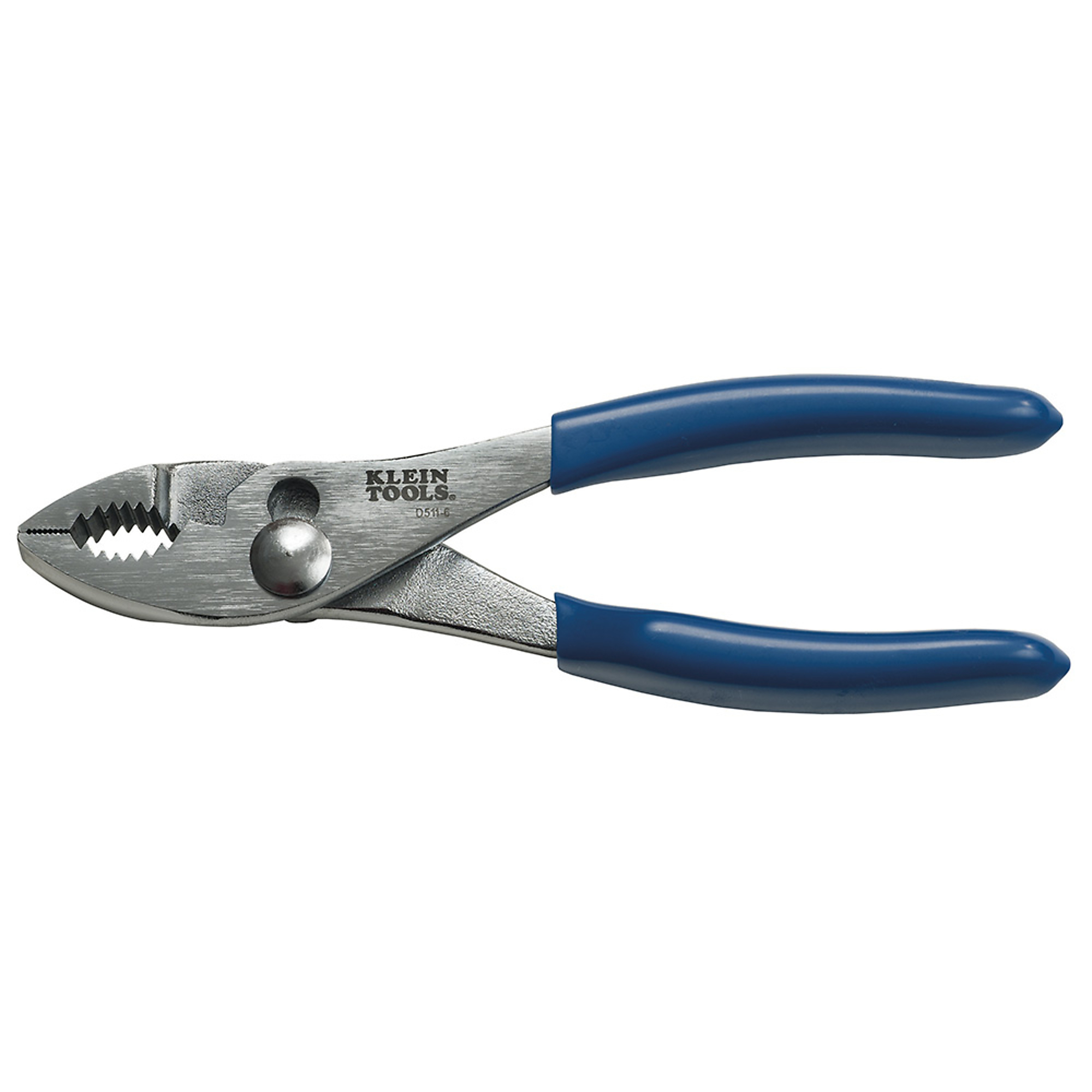 Klein Tools, 6in. Slip-Joint Pliers, Jaw Capacity 2.63 in, Model# D511-6
